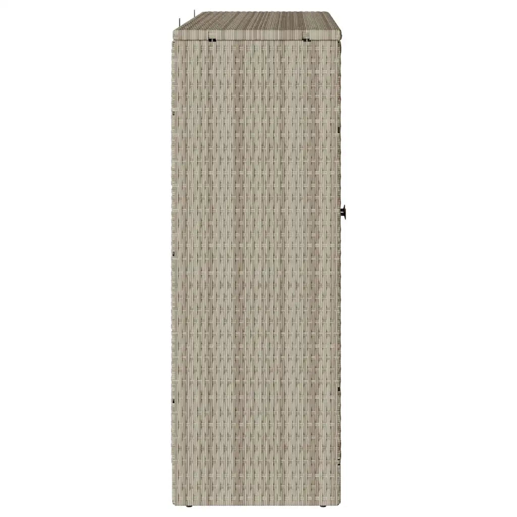 Armadio con lo scaffale Grigio chiaro 100 x 36 x 102 cm Rattan CFW3014074