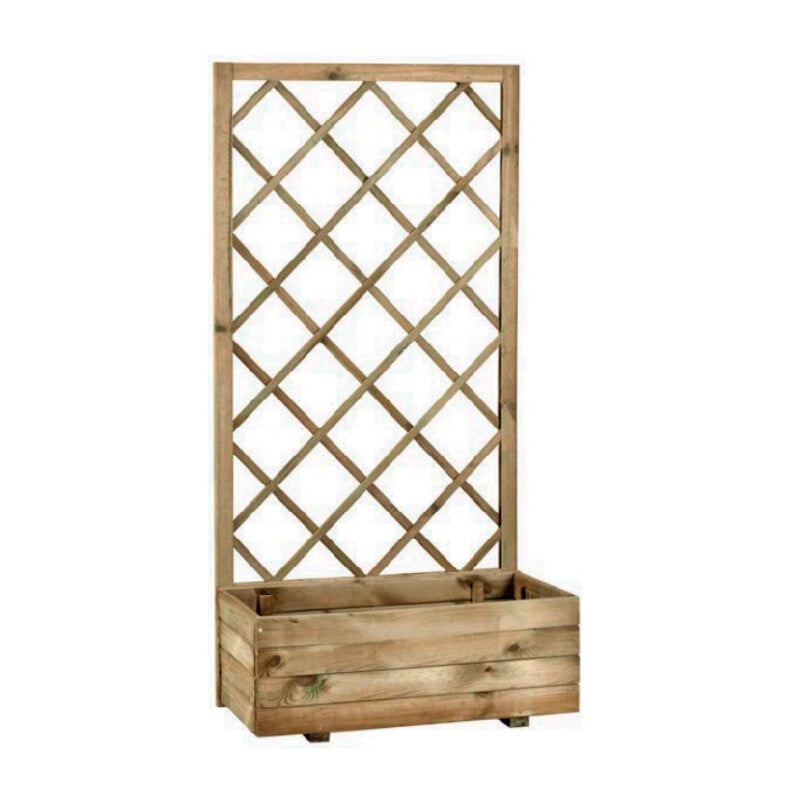 FIORIERA C/GRIGLIA ECOFLORA IMPREGN 70X35X140 CM