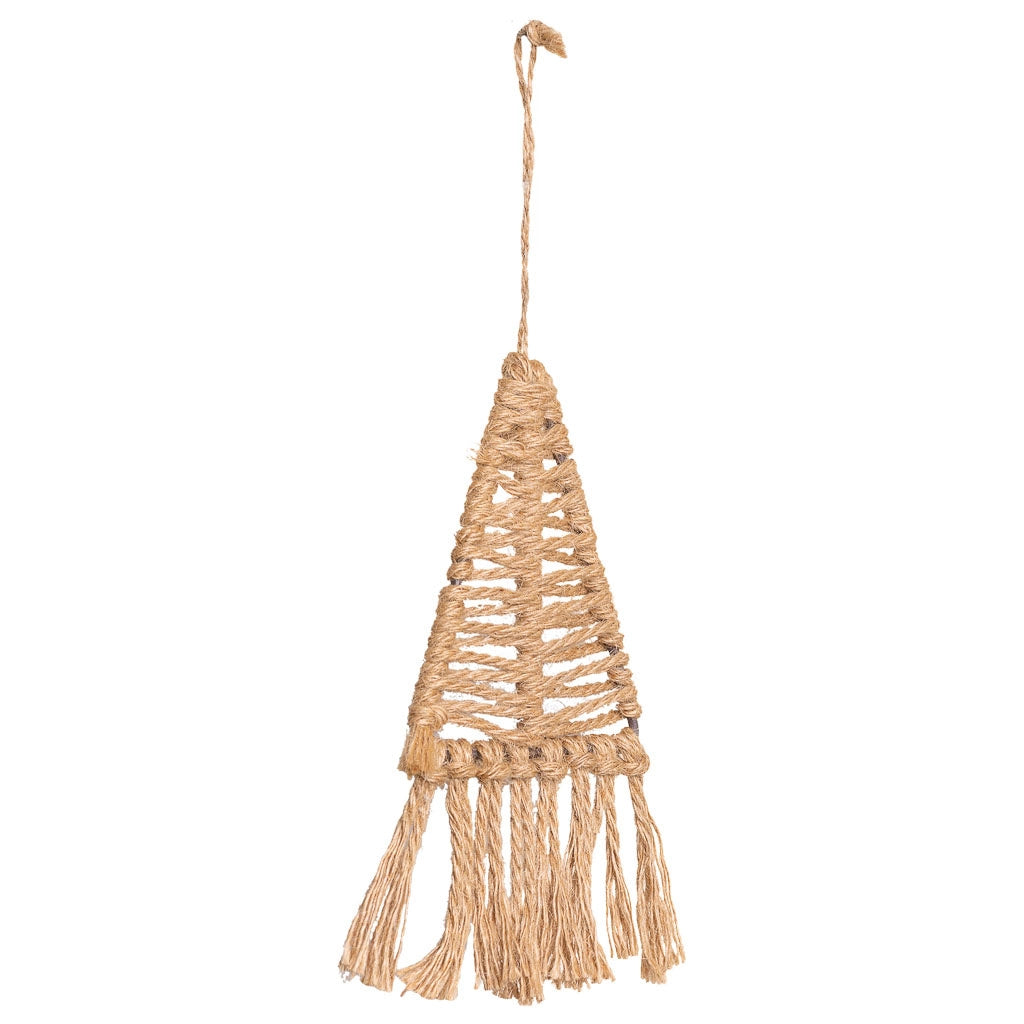 Albero decorativo in cotone intrecciato marrone 8x01x13h