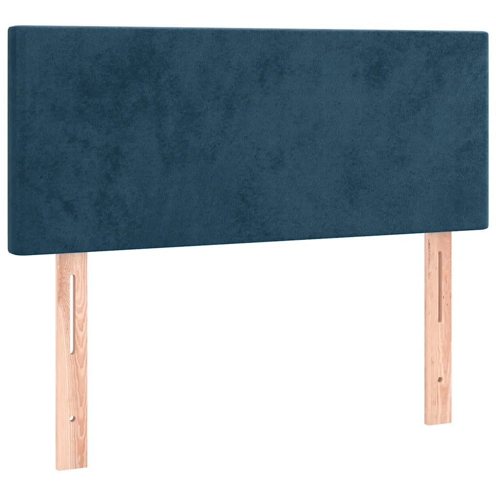 Testiera a LED Blu Scuro 80x5x78/88 cm in Velluto 3121366