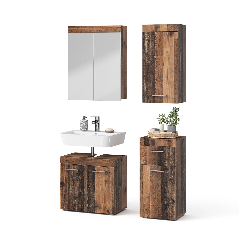 Vicco Set di mobili da bagno Oldstyle 4 parti