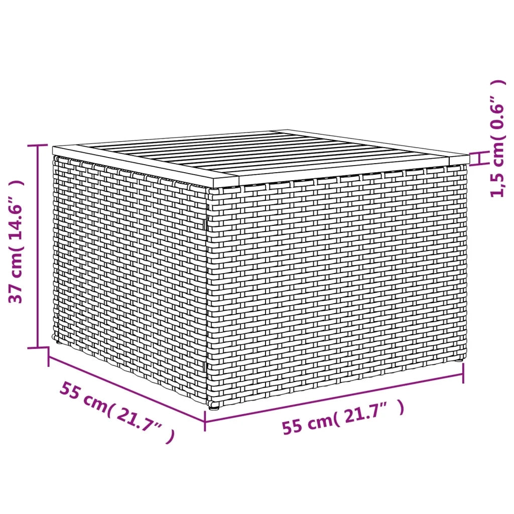 Salotto da Giardino-Set Divani da Giardino 4 pz con Cuscini Nero in Polyrattan 669277