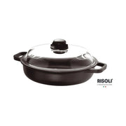 Tegame risoli 099in/28tp induction con coperchio nero - 099IN 28TP