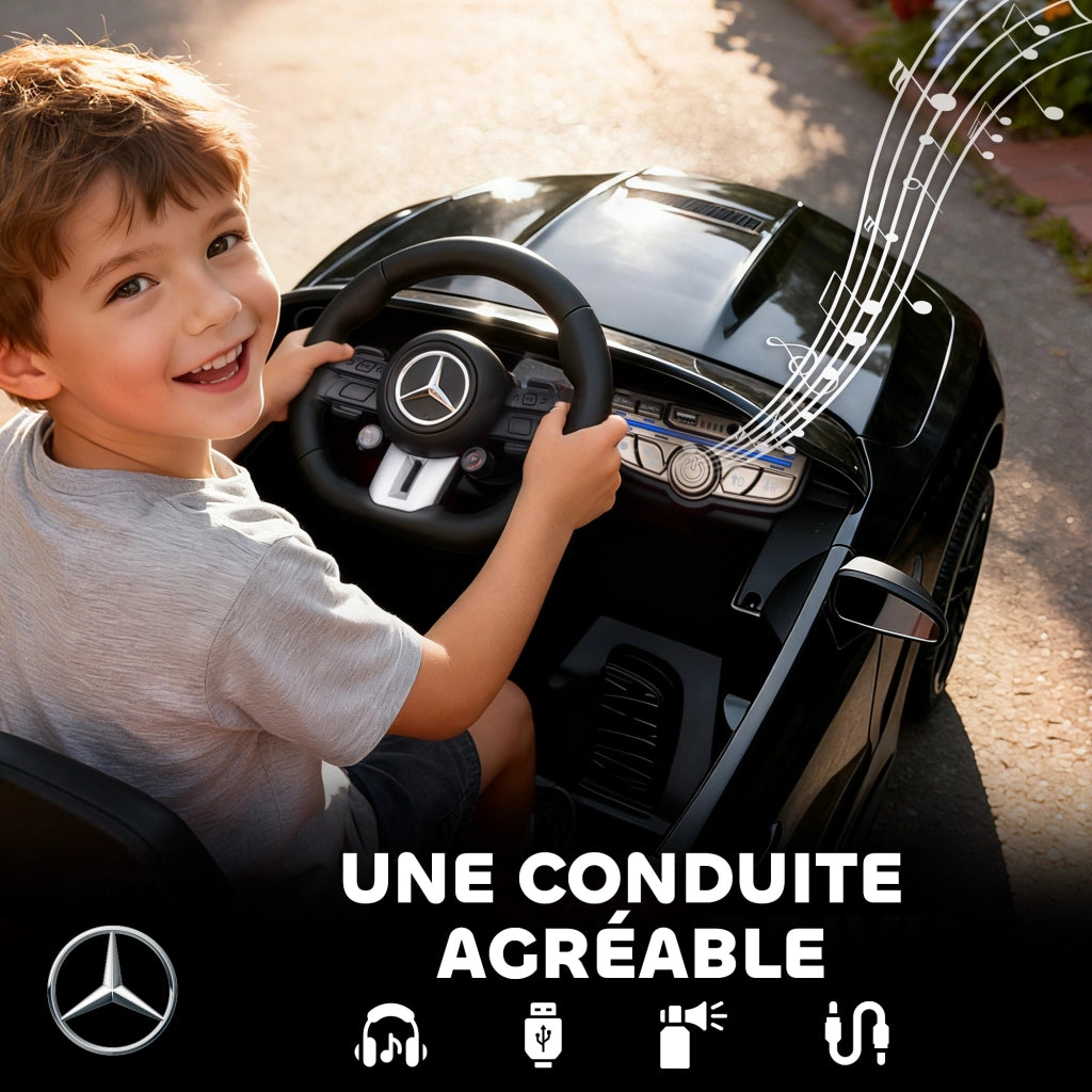 Auto elettrica per bambini Mercedes AMG ¨C Minimal ¨C 99x55x43 cm nero