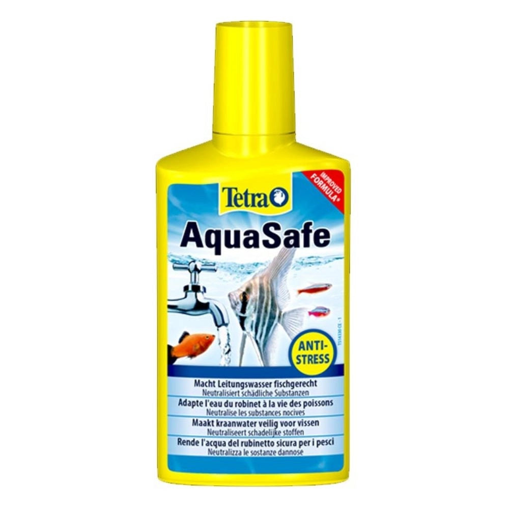 Tetra Aquasafe - Biocondizionatore per acqua dolce e marina Formato: 250 ml