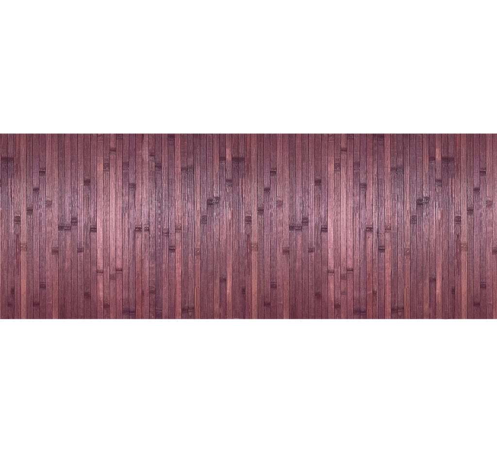 Tappeto Passatoia In Vero Bamboo Tappeto Cucina Ingresso In Legno Antiscivolo Aderente Lavabile E Antimacchia Tagliabile  - Viola - 50x100 cm