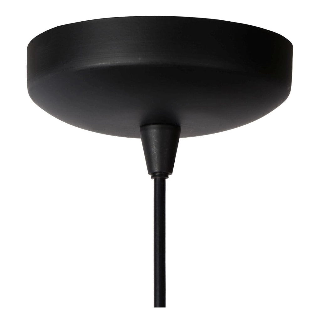 Lampada a sospensione Lucide Dikra Ø40 nera E27 dimmerabile