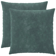 Federa 2 pcs HEERLEN Blu mare 55 x 55 cm Fleece in microfibra 912349