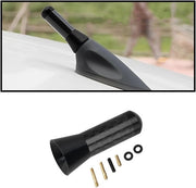 Antenna Autoportante Universale in Fibra di Carbonio - Ricezione FM/AM Robusta - Resistente al Tempo - Incluso Kit di Viti - Antenna per Radio di Auto