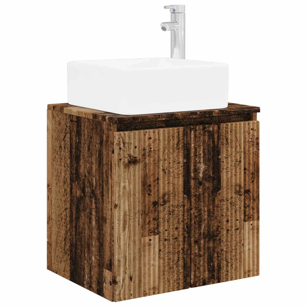 Set di Armadi da Bagno 4 pz Legno antico Legno ingegnerizzato 3406429