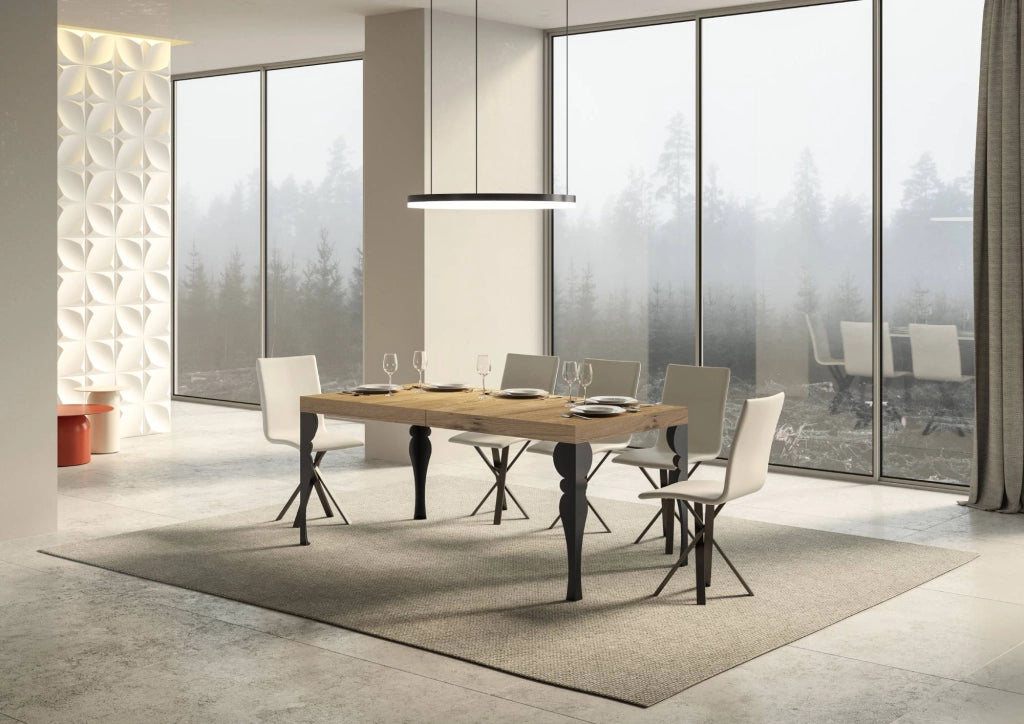 Tavolo Allungabile 160-244x80x77 cm Paxon Quercia Natura