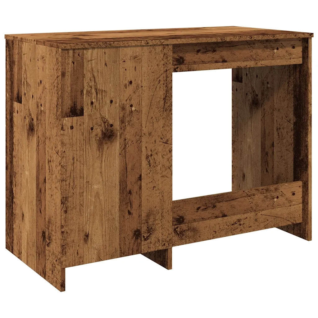Scrivania Legno Antico 100x50x76 cm in Legno Multistrato 856002