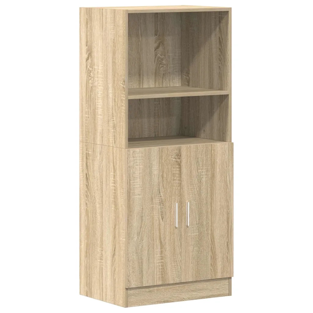 Set di Mobili da Cucina 2 pz-Armadietto Cucina Rovere Sonoma in Truciolato