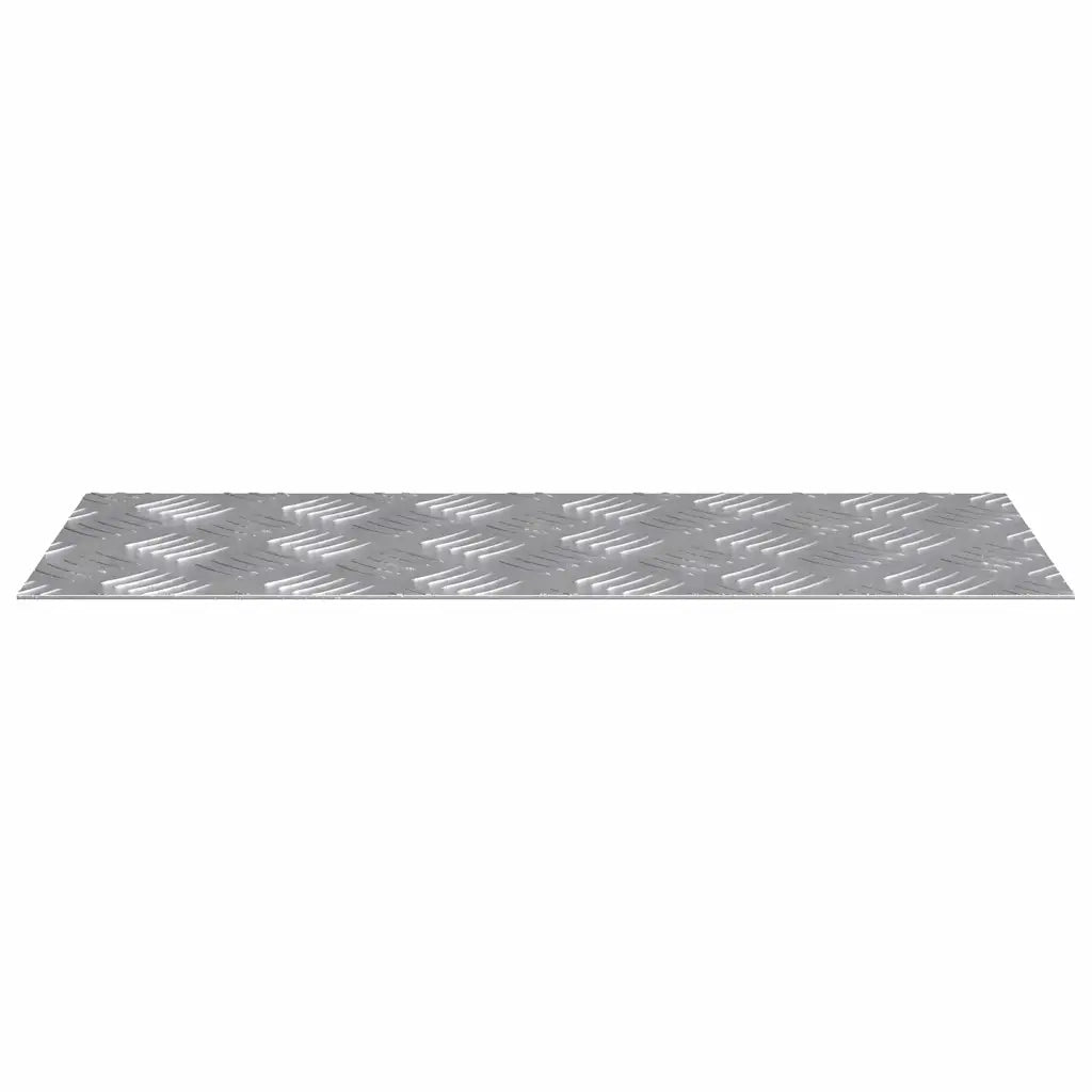 Gradini per Scale 4 pz | Tappetini per scale autoadesivi Argento 50 x 20 cm Alluminio