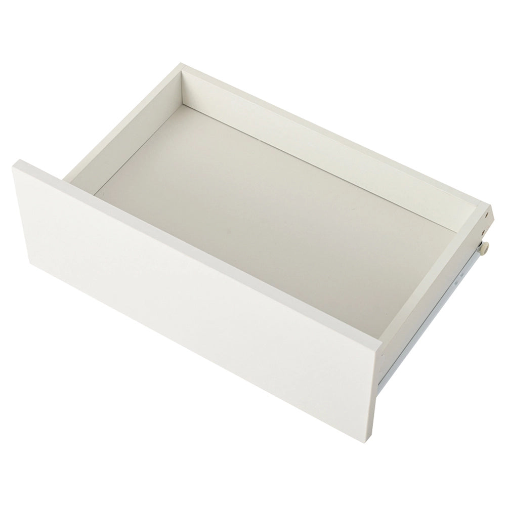 Tavolino regolabile - Xylo - 100x50cm 2 cassetti bianco/legno