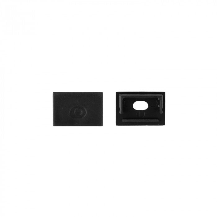 Profilo LED incasso GP01 nero con diffusore nero 1m Ecolight