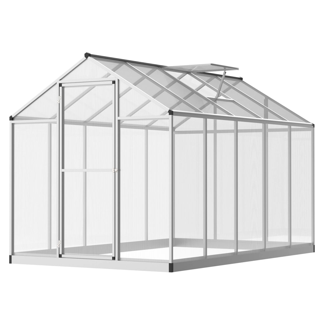 Serra da Giardino ¨C Zephmum ¨C Alluminio Policarbonato Grigio 300x200x200 cm