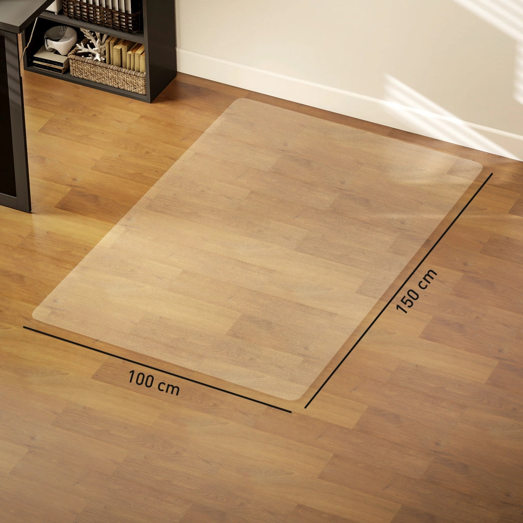 Tappeto per sedia da ufficio ¨C zephmum ¨C 100x150cm trasparente