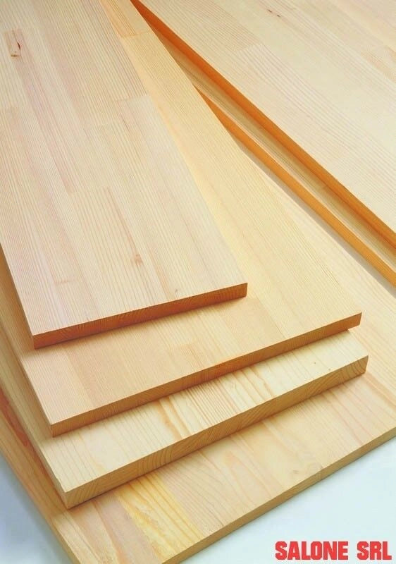 TAVOLA MENSOLA 5 PZ.ABETE LAMELLARE LEVIGATO CM.80X40X1,4 TAVOLE LAMELLARI