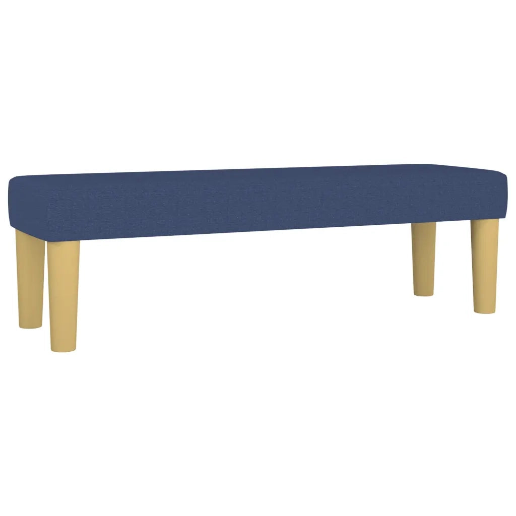 Giroletto a Molle con Materasso Blu 200x200 cm in Tessuto 3137187