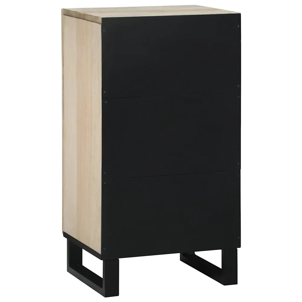 Sideboard Bianco 40 x 33 x 75 cm legno massello di mango 4017996