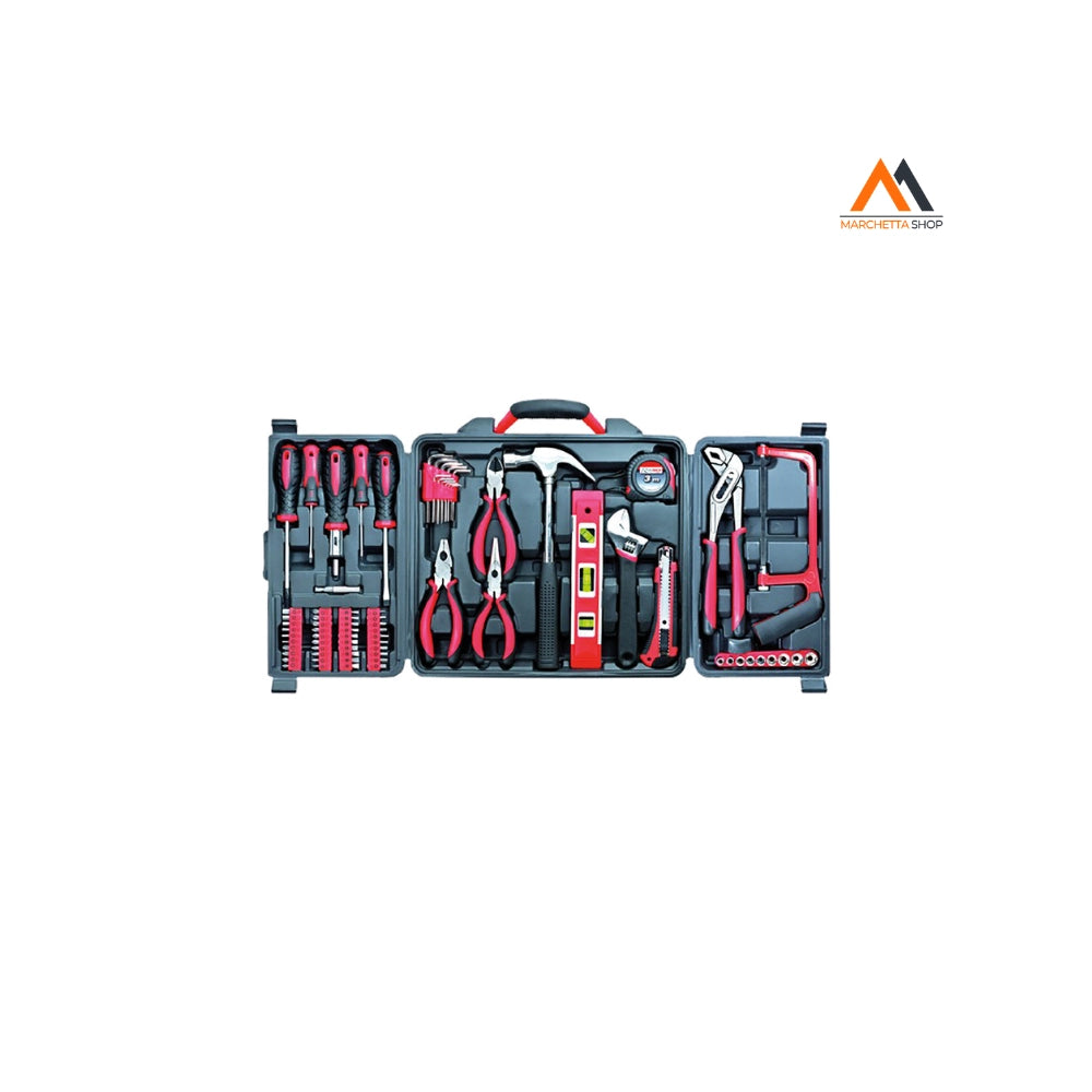 CASSETTA UTENSILI MANUALI cm 36 x 8,5 x h 33 - 76 pz totali