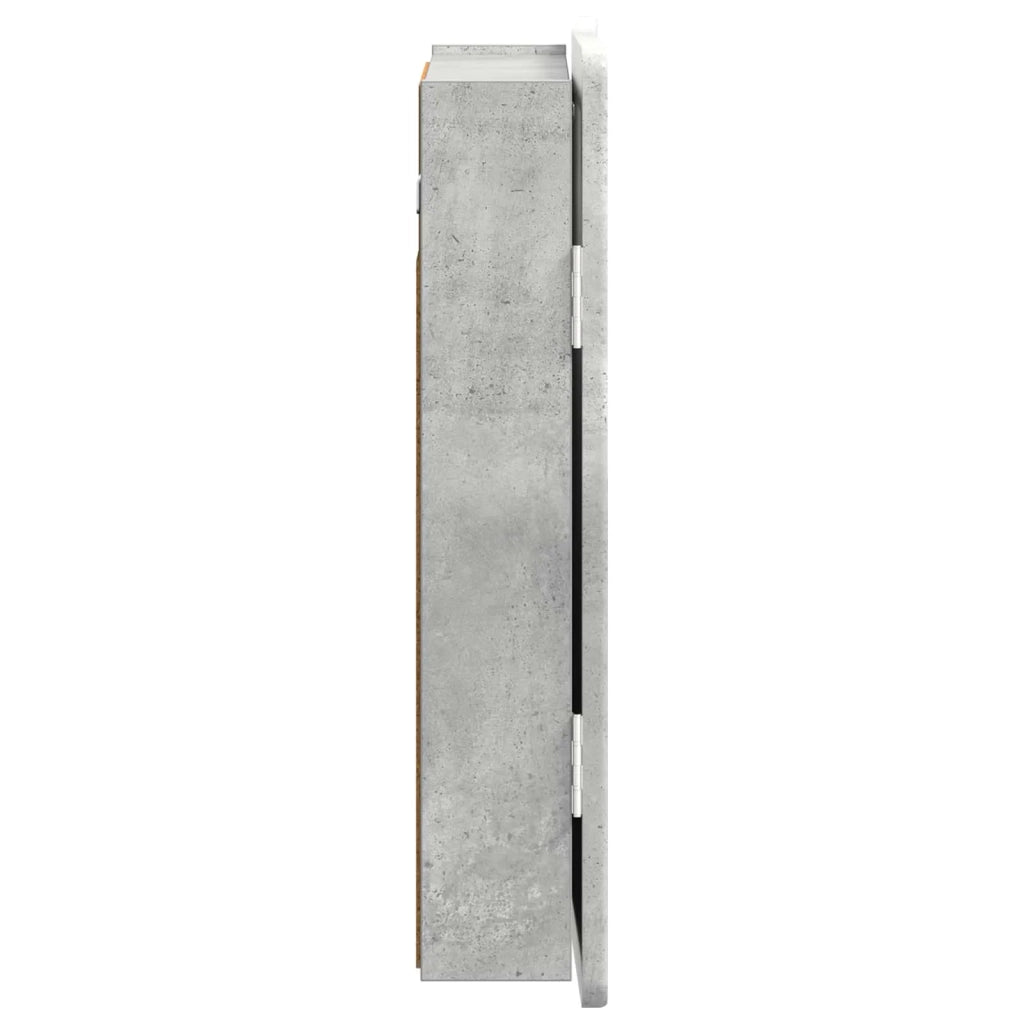 Armadio per Dartboard ZWOLLE Grigio Cemento 896448