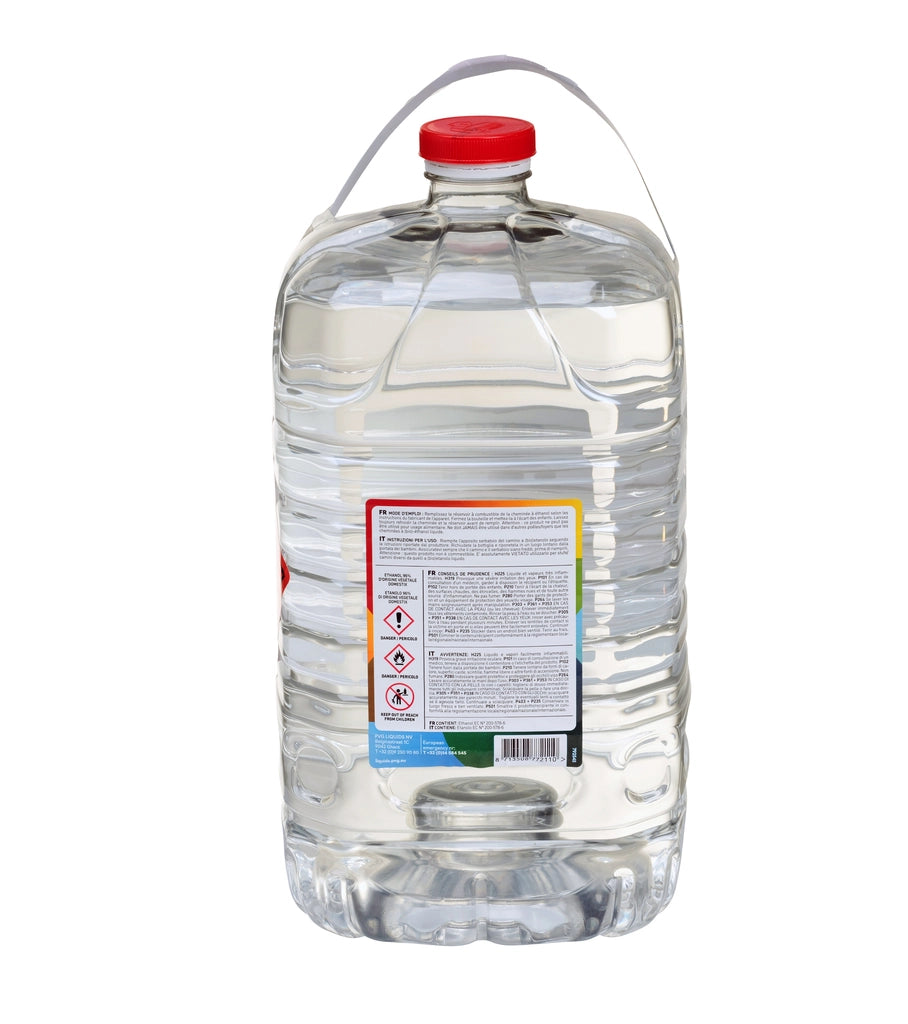 Combustibile liquido bioetanolo di origine vegetale 10 litri per camini e stufe ethanol Qlima