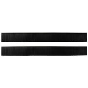 Spazzole per porte autoadesive 2 pz Argento 100 cm CFW8275420
