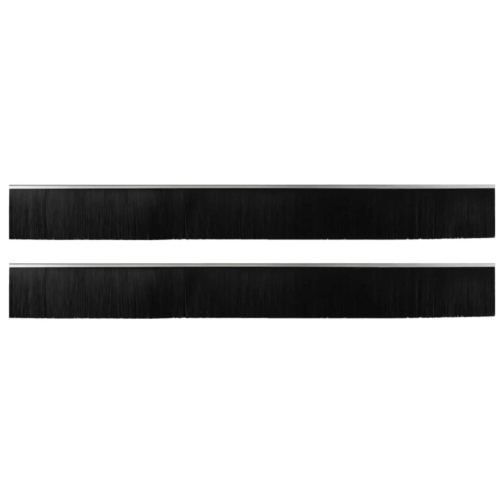 Spazzole per porte autoadesive 2 pz Argento 100 cm CFW8275420