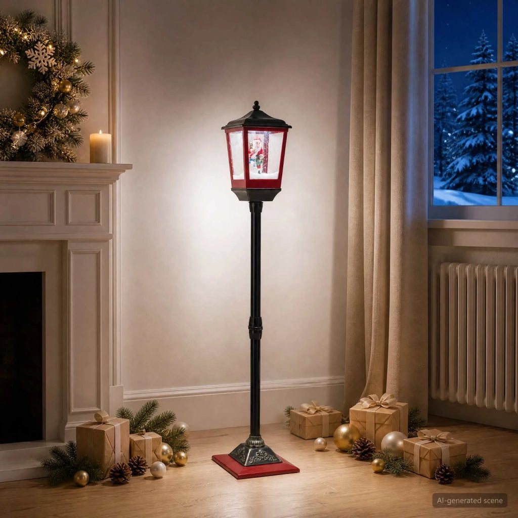 Lanterna di Natale ESPOO Bianco freddo 26,5 x 26,5 x 146 cm 42054680