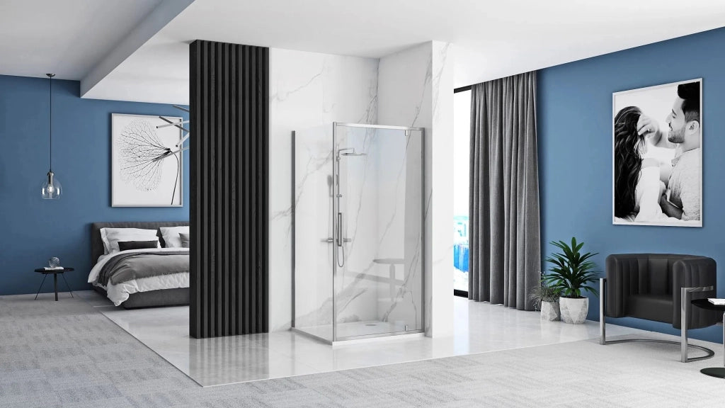 Cabina Doccia Rea Rapid Swing Chrom 120x80