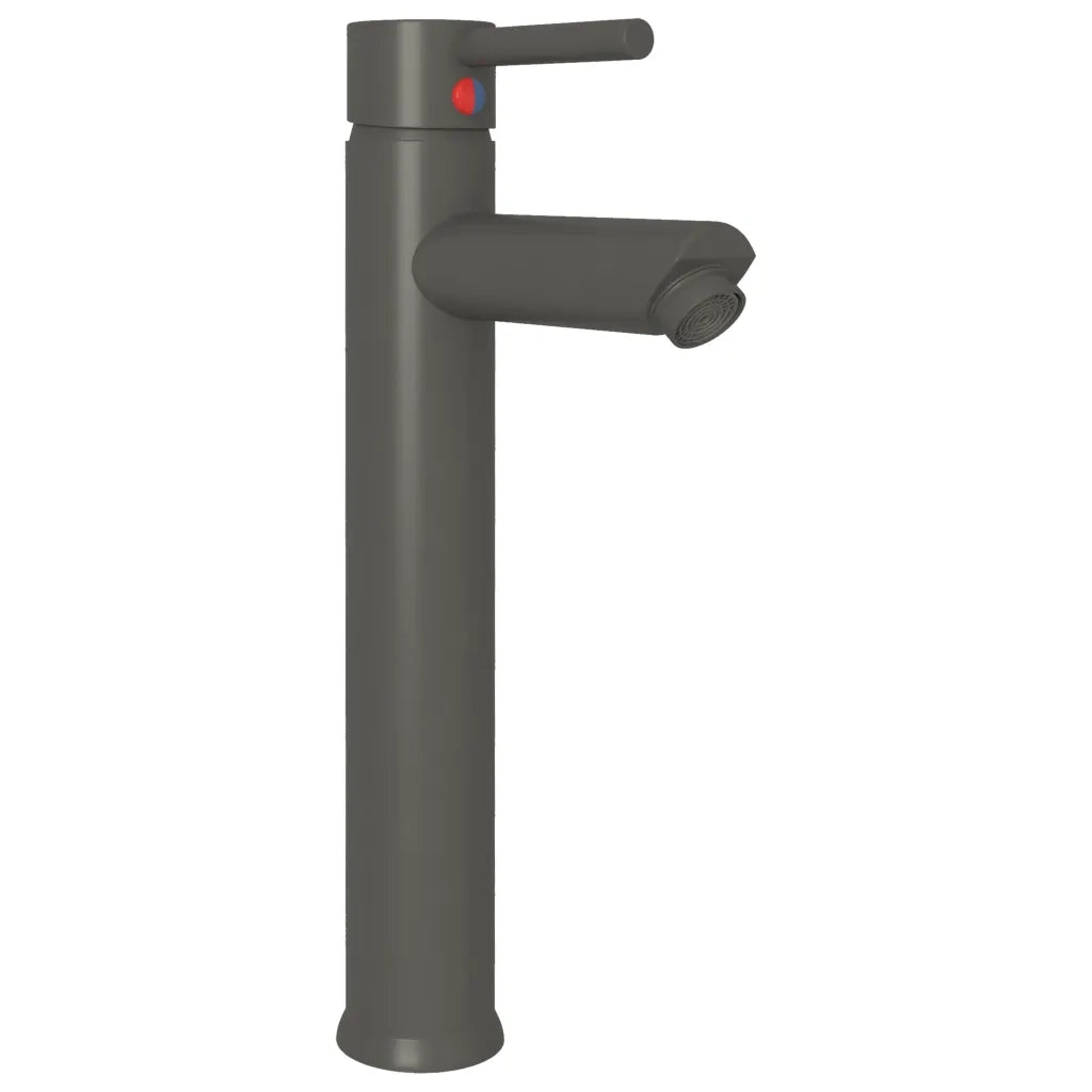 Rubinetto Miscelatore da Bagno Grigio 12x30 cm 149090