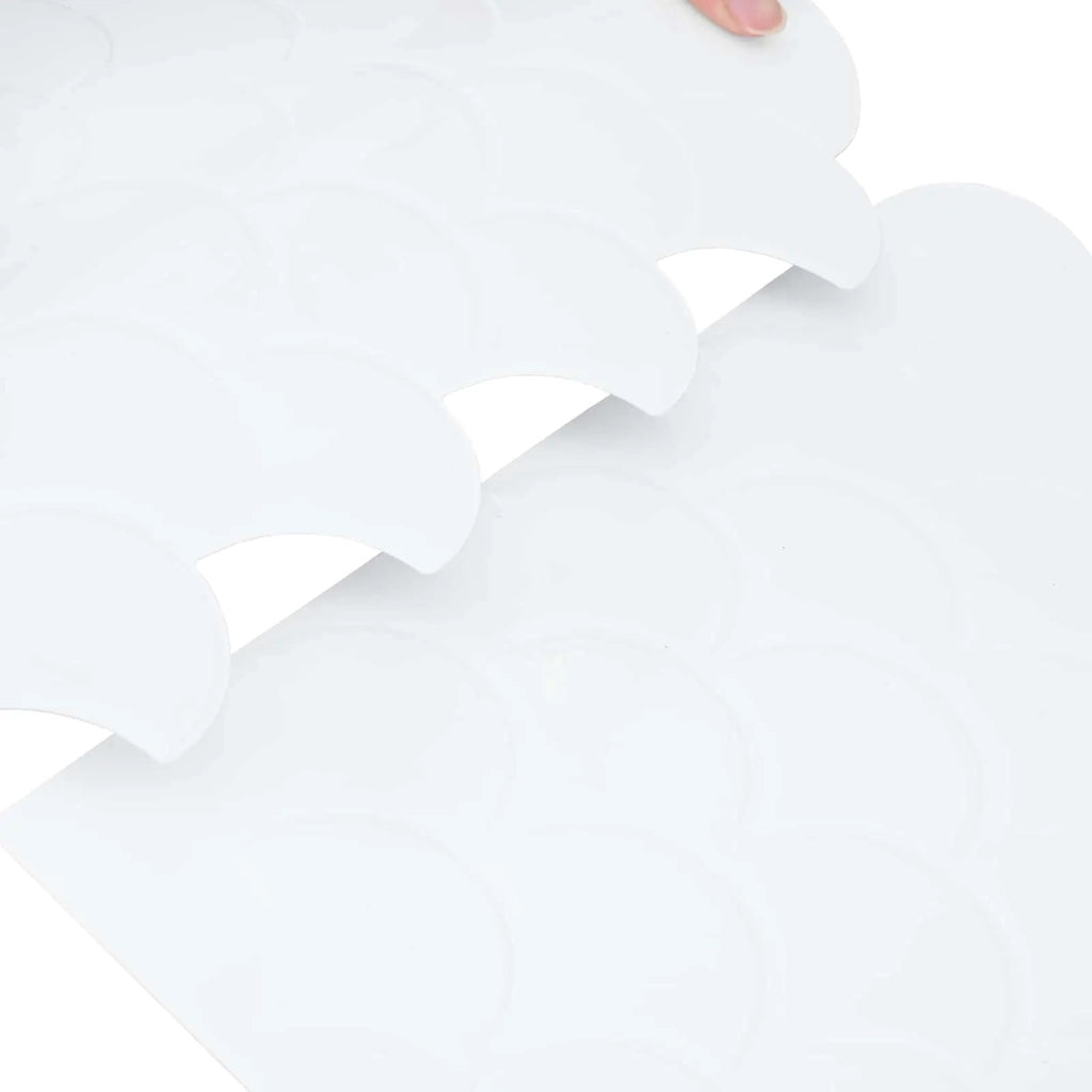Piastrella a scaglie di pesce 10 pcs Bianco 30 x 30 cm 42046213