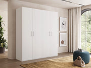 ARMADIO SWIFT 4 ANTE BATTENTI BIANCO AR4  H.202