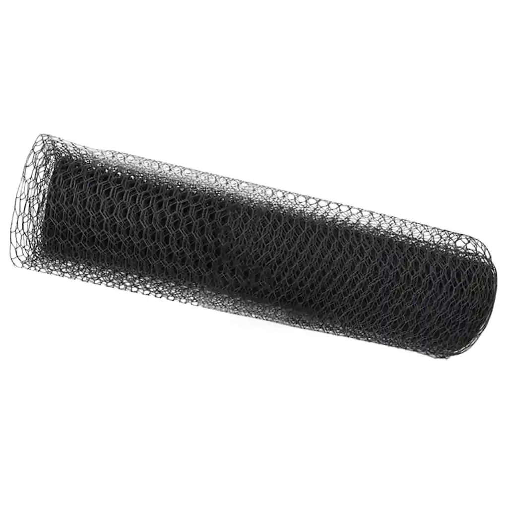 Recinzione Esagonale Grigio 0,5 x 50 m PVC 42005557