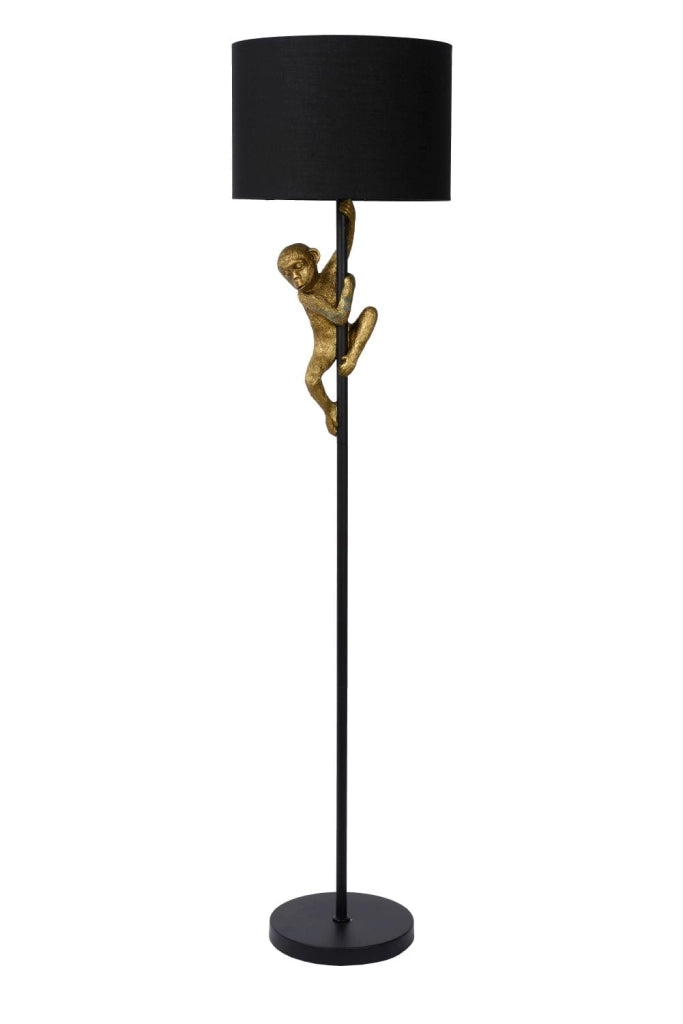 Lampada da terra Lucide Extravaganza Chimp E27 nera