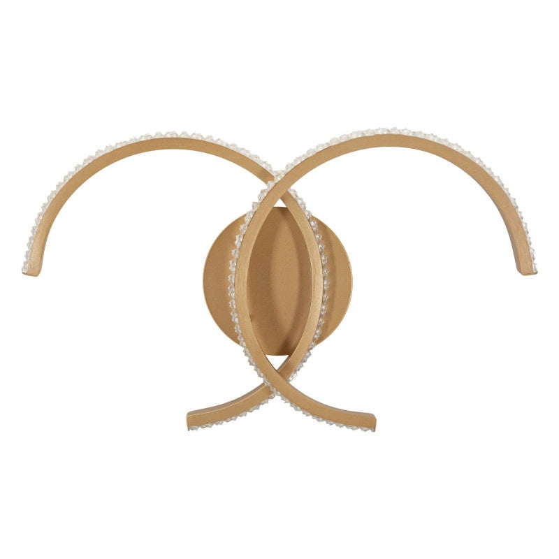 Lampadelle A Da Muro Led Double C cm 41x8,5x24 (luce Con 3 Temperature Di Colore)