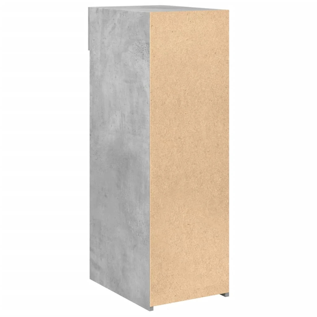 Buffet credenza cassettiera armadio mobile contenitore organizer cucina soggiorno salotto 30 x 42,5 x 93 cm legno ingegnerizzato grigio 02_0031864