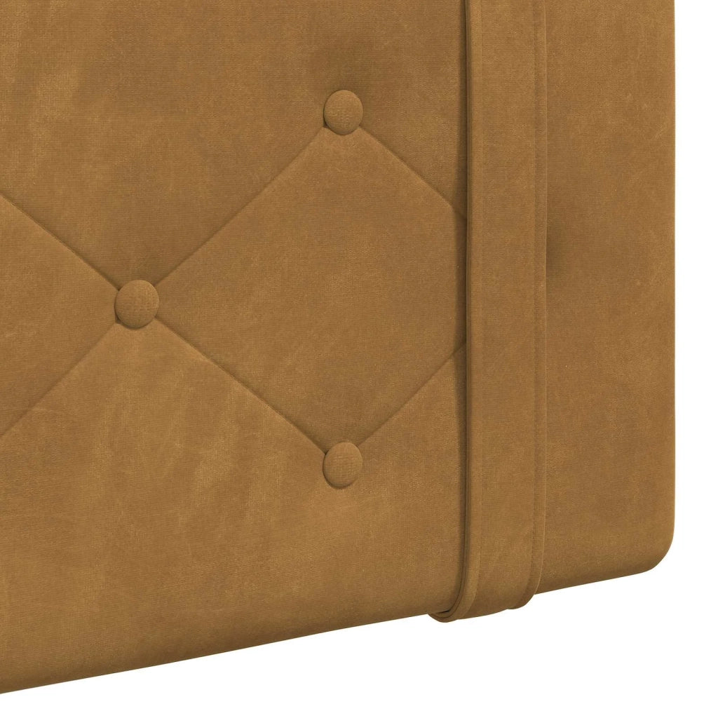 Testata appesa Marrone 110 x 55 x 5 cm Velluto 42031617