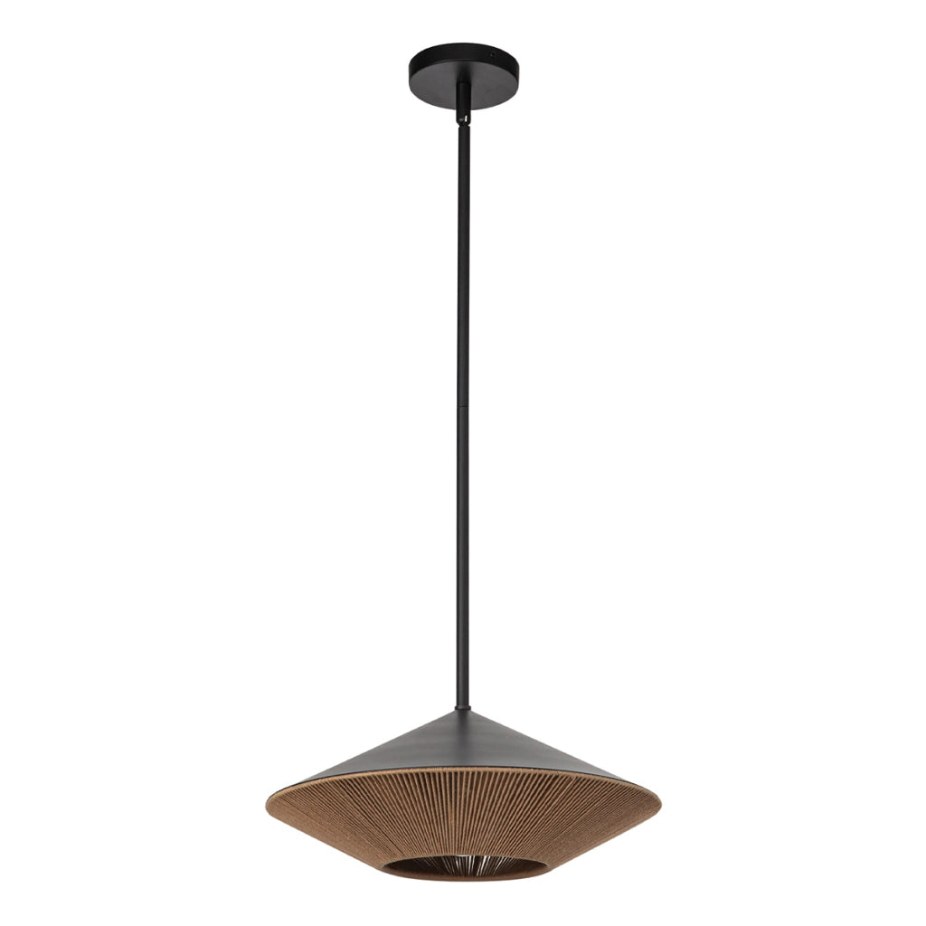 Lampada sospensione Daphne Alora Mood nera E27 Ø38
