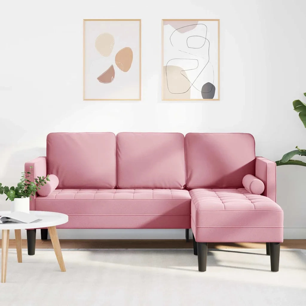 Set di divani con cuscino Rosa Poliestere 42001929