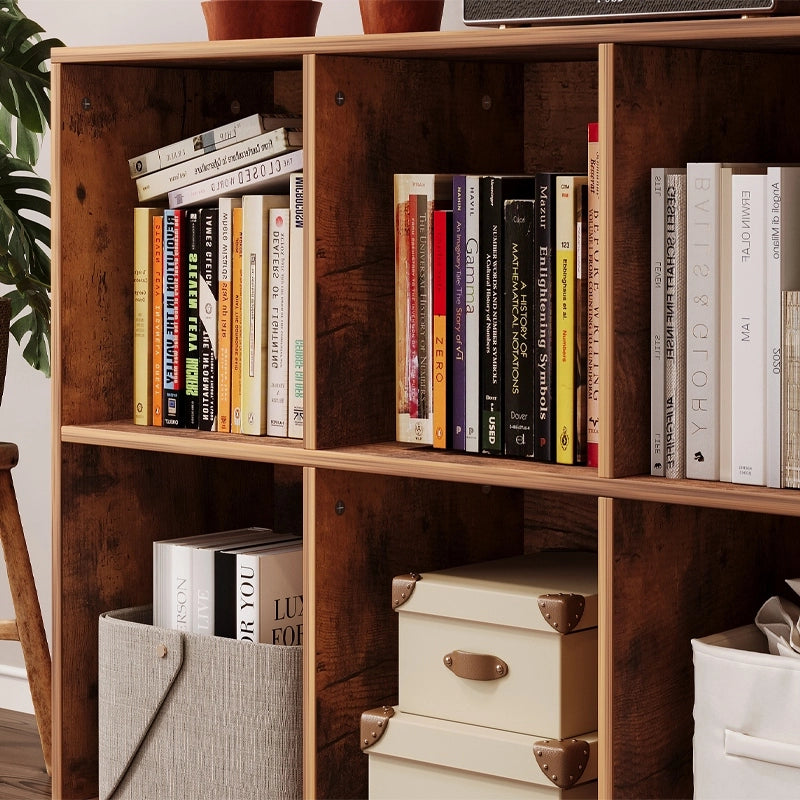 SCAFFALE APERTO COMÒ KOSTKA 3x2 CAPIENTE LOFT PER LIBRI DA UFFICIO RUSTICO