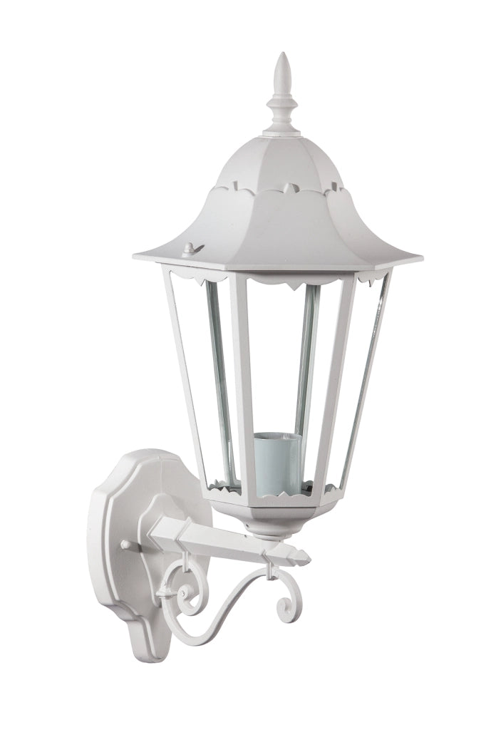 Ermes Lampada Da Esterno Bianca Up 77507 - Bellotti