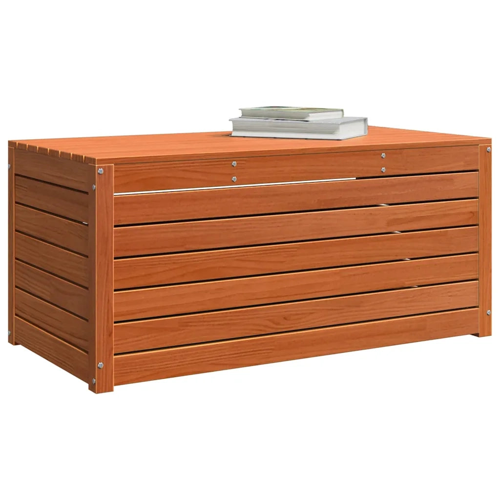 Scatola di Stoccaggio Marrone cerato 101 x 50,5 x 46,5 cm 865398