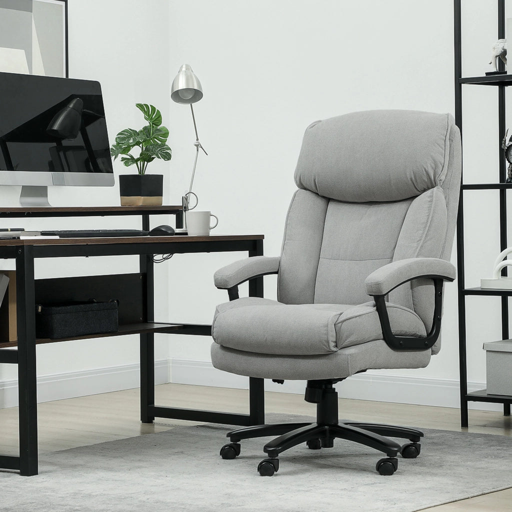 Sedia da ufficio alta ¨C zephmum ¨C Grigio chiaro