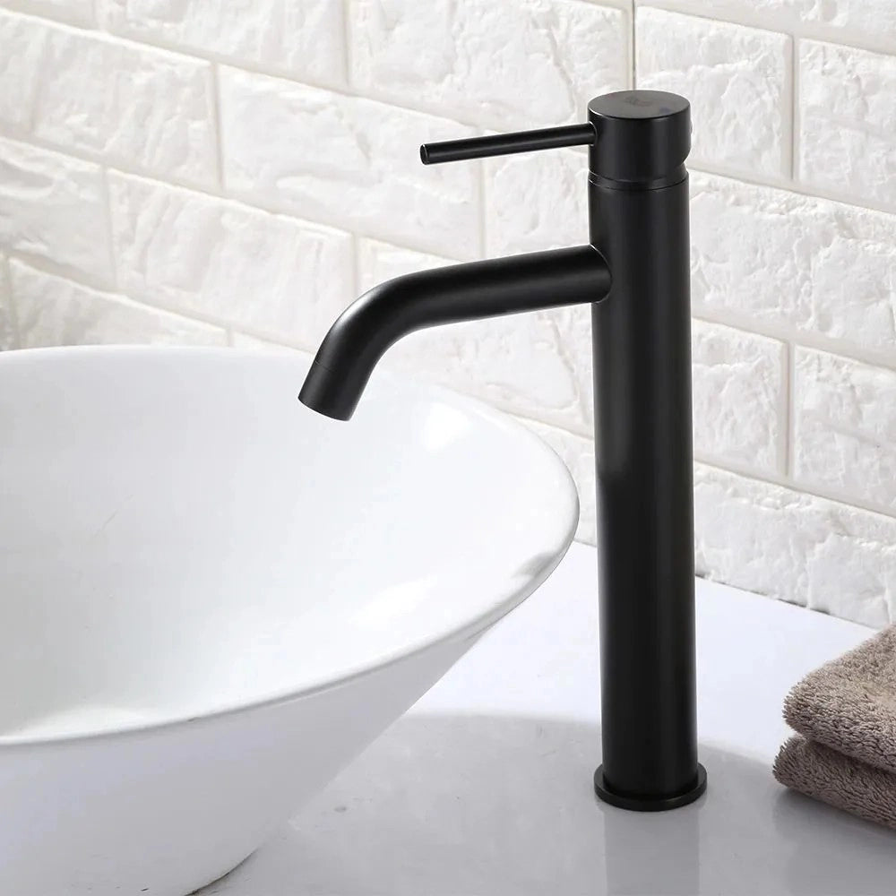 Rubinetto Da Lavabo Rea Lungo Black High