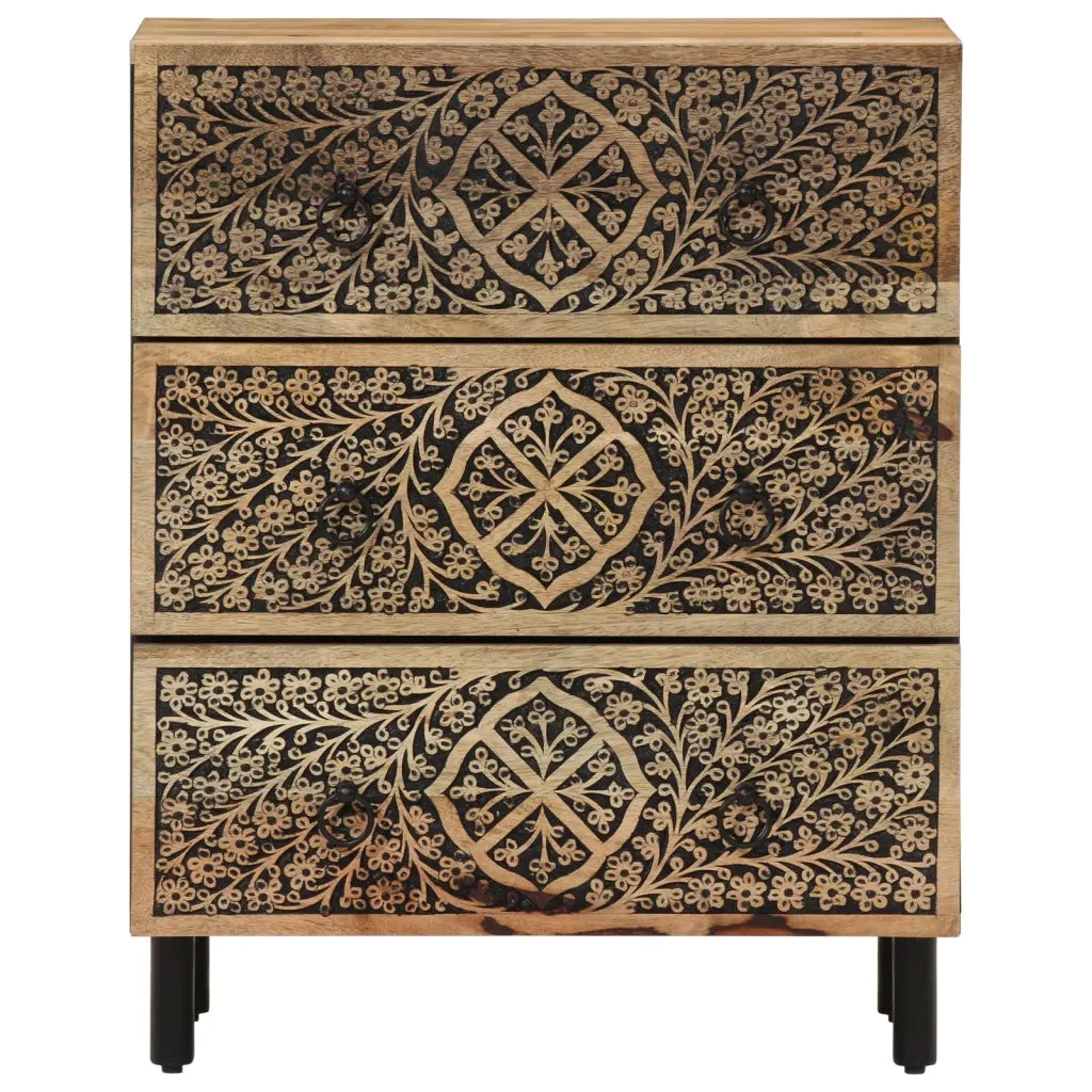 Credenza-Buffet-Armadio da cucina 60x33x75 cm in Legno Massello di Mango 818227