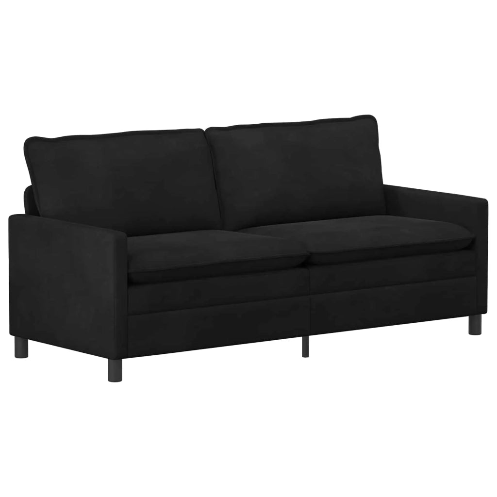 Set di divani 2 pcs Nero Velluto 3417150
