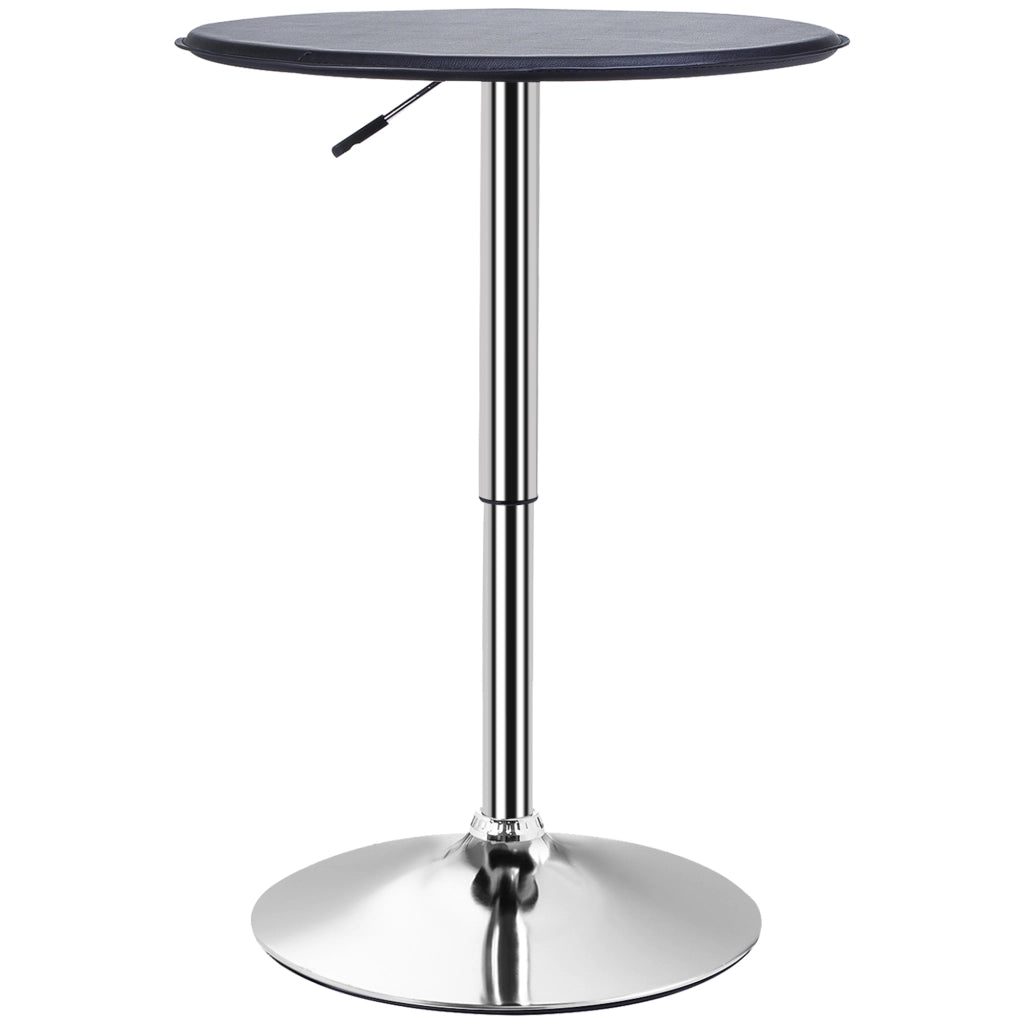 Tavolino da bar rotondo ¨C Minimal ¨C nero, metallo, ?63x67-93cm